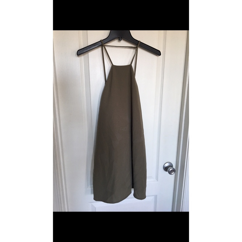 Tobi olive green dress
